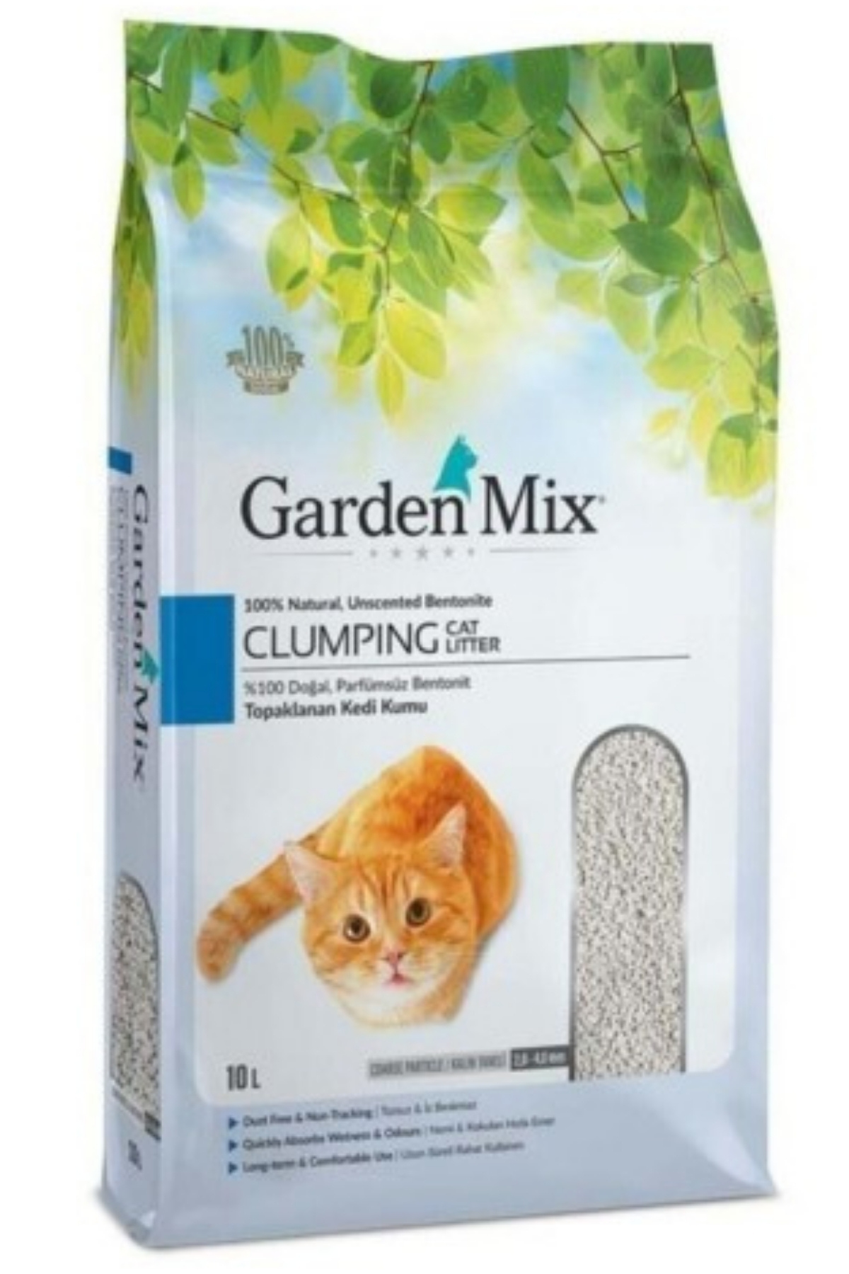 Gardenmix Bentonit Parfümsüz Kalın 10l