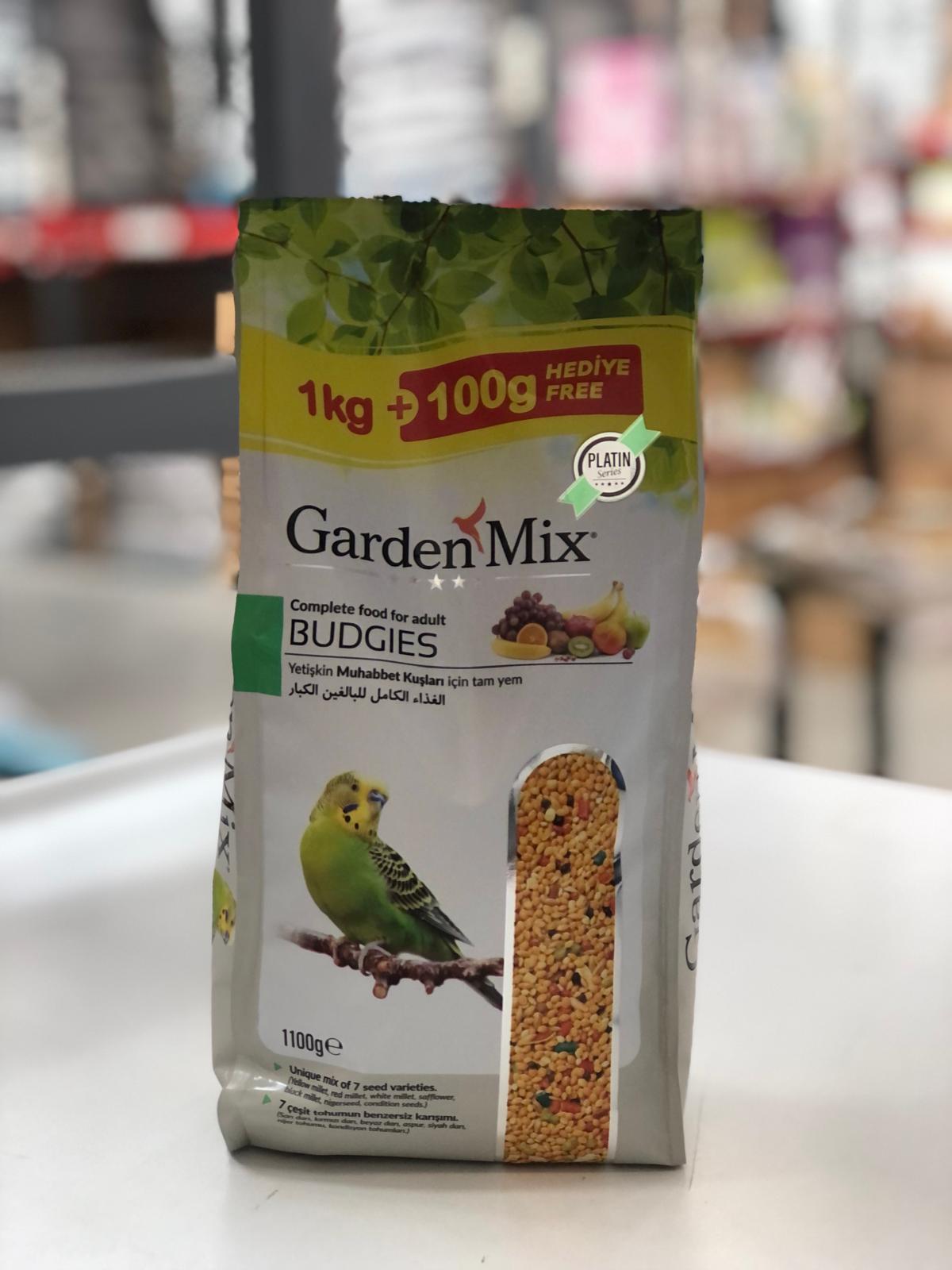 Gardenmix Platin Meyveli Muhabbet Kuş Yemi 1.1 Kg Gardenmix Platin Meyveli Muhabbet Kuş Yemi 1.1 Kg