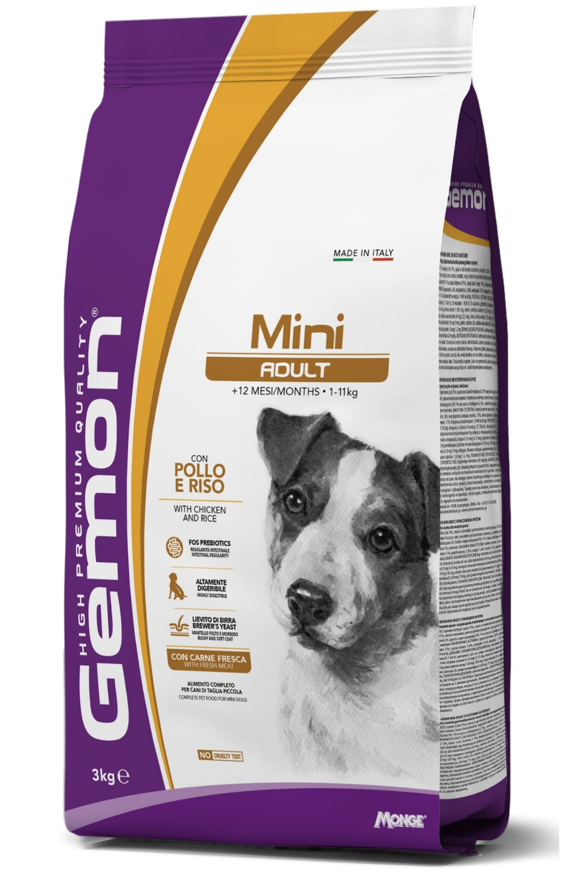 Gemon Mini Adult Tavuklu Pirinçli Küçük Irk Yetişkin Köpek Maması 3 Kg Gemon Mini Adult Tavuklu Pirinçli Küçük Irk Yetişkin Köpek Maması 3 Kg