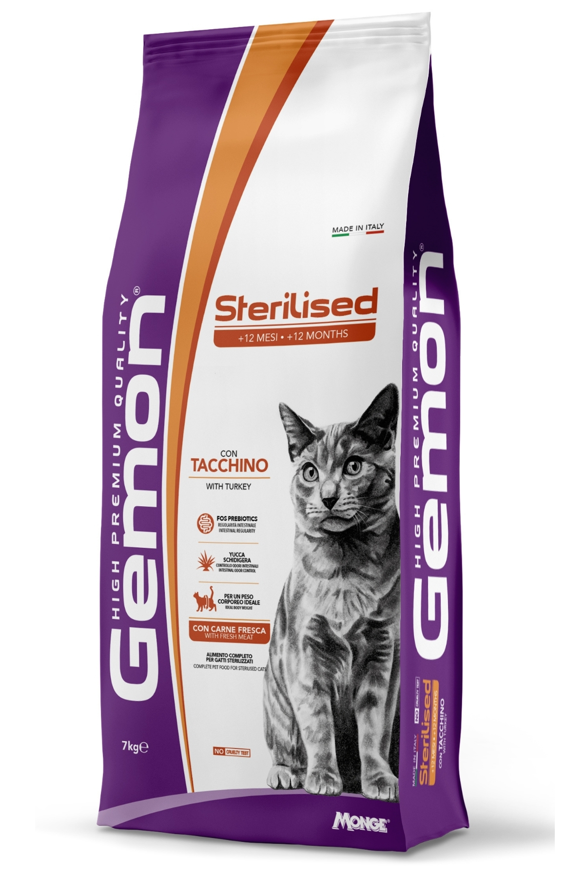 Gemon Sterilised Hindili Kısırlaştırılmış Yetişkin Kedi Maması 7 Kg Gemon Sterilised Hindili Kısırlaştırılmış Yetişkin Kedi Maması 7 Kg