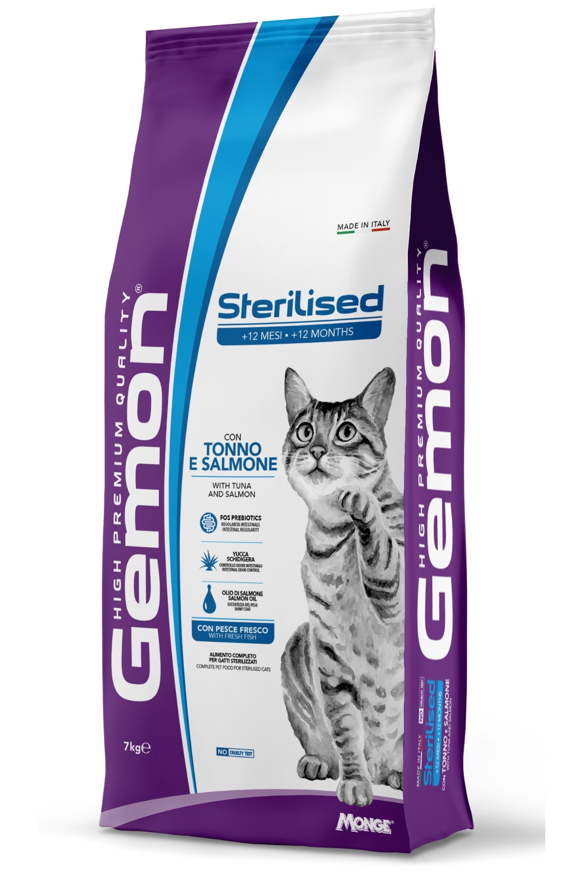 Gemon Sterilised Ton Balıklı Somonlu Kısırlaştırılmış Yetişkin Kedi Maması 7 Kg Gemon Sterilised Ton Balıklı Somonlu Kısırlaştırılmış Yetişkin Kedi Maması 7 Kg