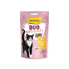GimCat Duo Soft Snacks Chicken with Liver Kedi Ödülü 50 Gr