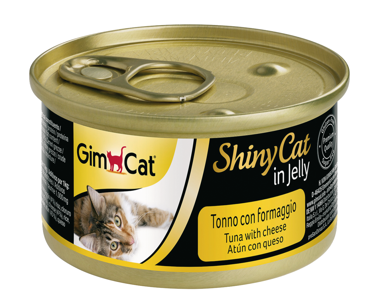 GimCat Shinycat Konserve Kedi Maması -Tuna Balıklı Peynirli 70gr GimCat Shinycat Konserve Kedi Maması -Tuna Balıklı Peynirli 70gr