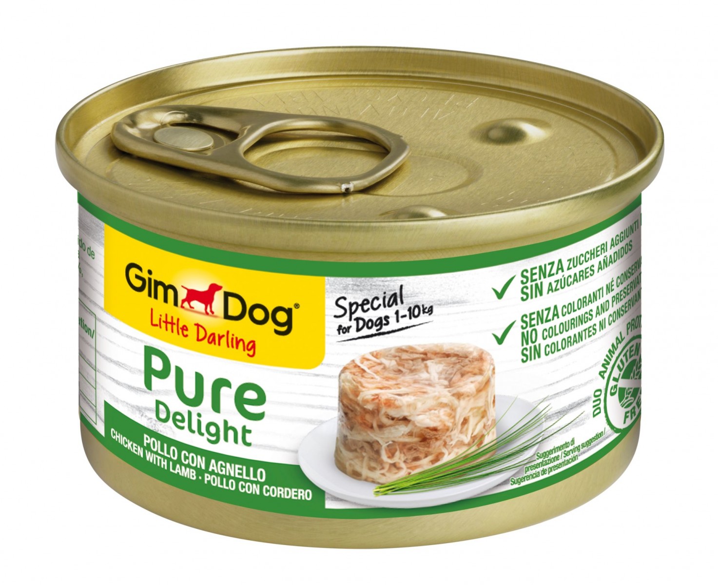 GimDog Konserve Köpek Maması - Tavuklu Kuzulu 85gr