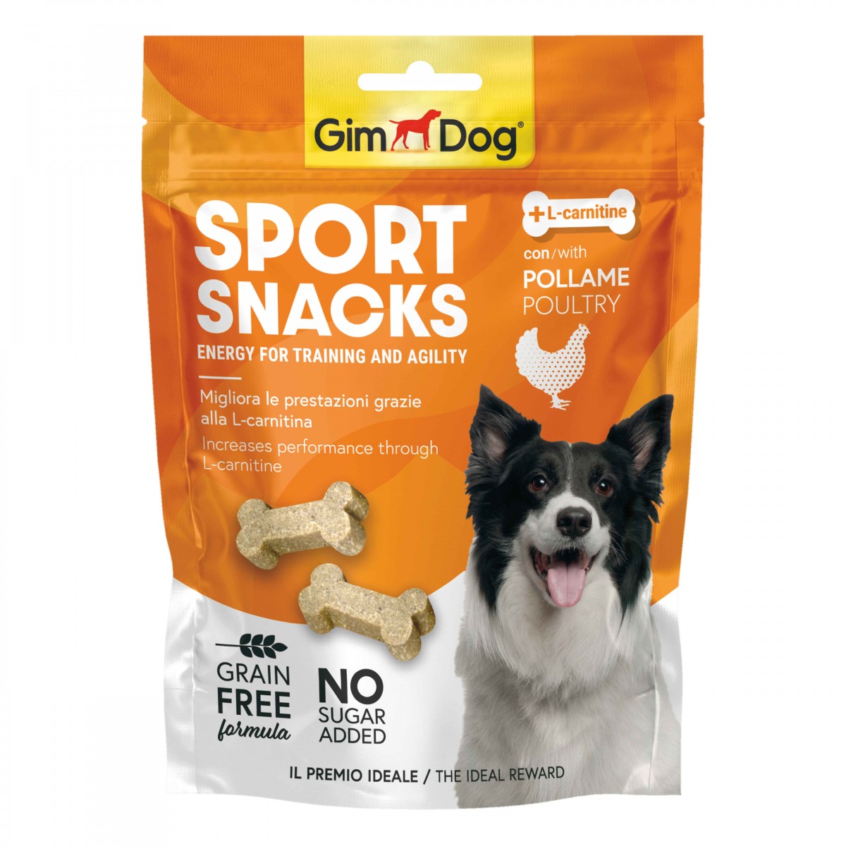 GimDog Sportsnacks Tavuk&L-Carnitinli Ödül Tableti 150 gr