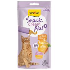 Gimcat Snack Cream Sterilised Tavuklu & Havuçlu Kedi Ödülü 6x15gr