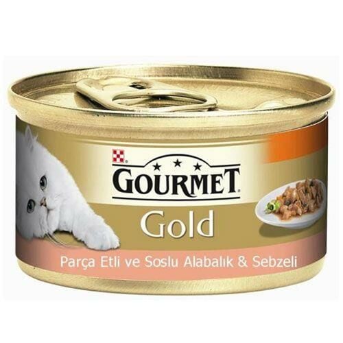Gourmet Gold Alabalık Sebzeli Parça Etli-85 Gr