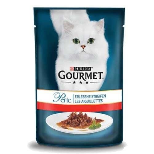 Gourmet Perle Izgara Sığır Etli Pouch Kedi Maması -85Gr