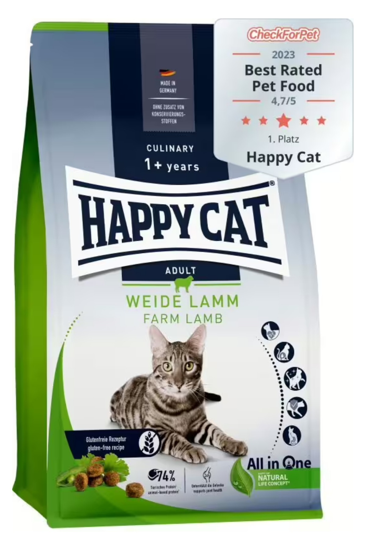 Happy Cat Culinary Kuzu Etli Yetişkin Kedi Maması 4 Kg Happy Cat Culinary Kuzu Etli Yetişkin Kedi Maması 4 Kg