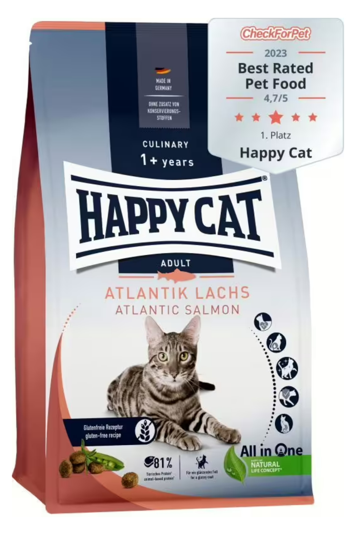 Happy Cat Culinary Somonlu Yetişkin Kedi Maması 10 Kg Happy Cat Culinary Somonlu Yetişkin Kedi Maması 10 Kg