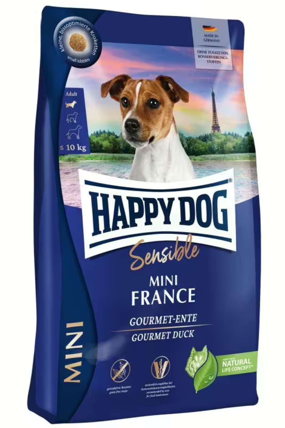 Happy Dog Mini France Ördekli Küçük Irk Köpek Maması 4 Kg Happy Dog Mini France Ördekli Küçük Irk Köpek Maması 4 Kg
