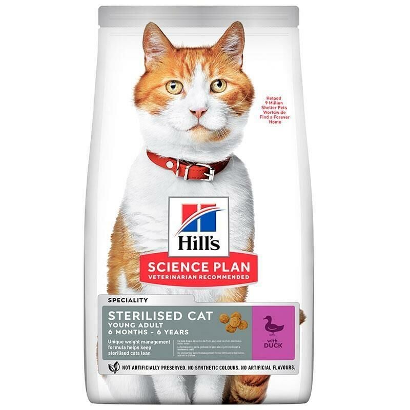 Hill's SP Ördekli Kısırlaştırılmış Yetişkin Kedi Maması 3KG