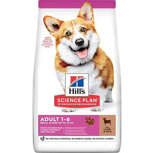 Hill's SP Kuzulu ve Pirinçli Küçük ve Mini Irk Yetişkin Köpek Maması 1,5KG Hill's SP Kuzulu ve Pirinçli Küçük ve Mini Irk Yetişkin Köpek Maması 1,5KG