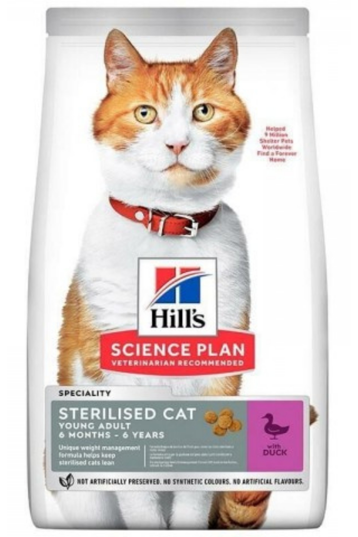 Hill's SP Ördekli Kısırlaştırılmış Yetişkin Kedi Maması 3KG