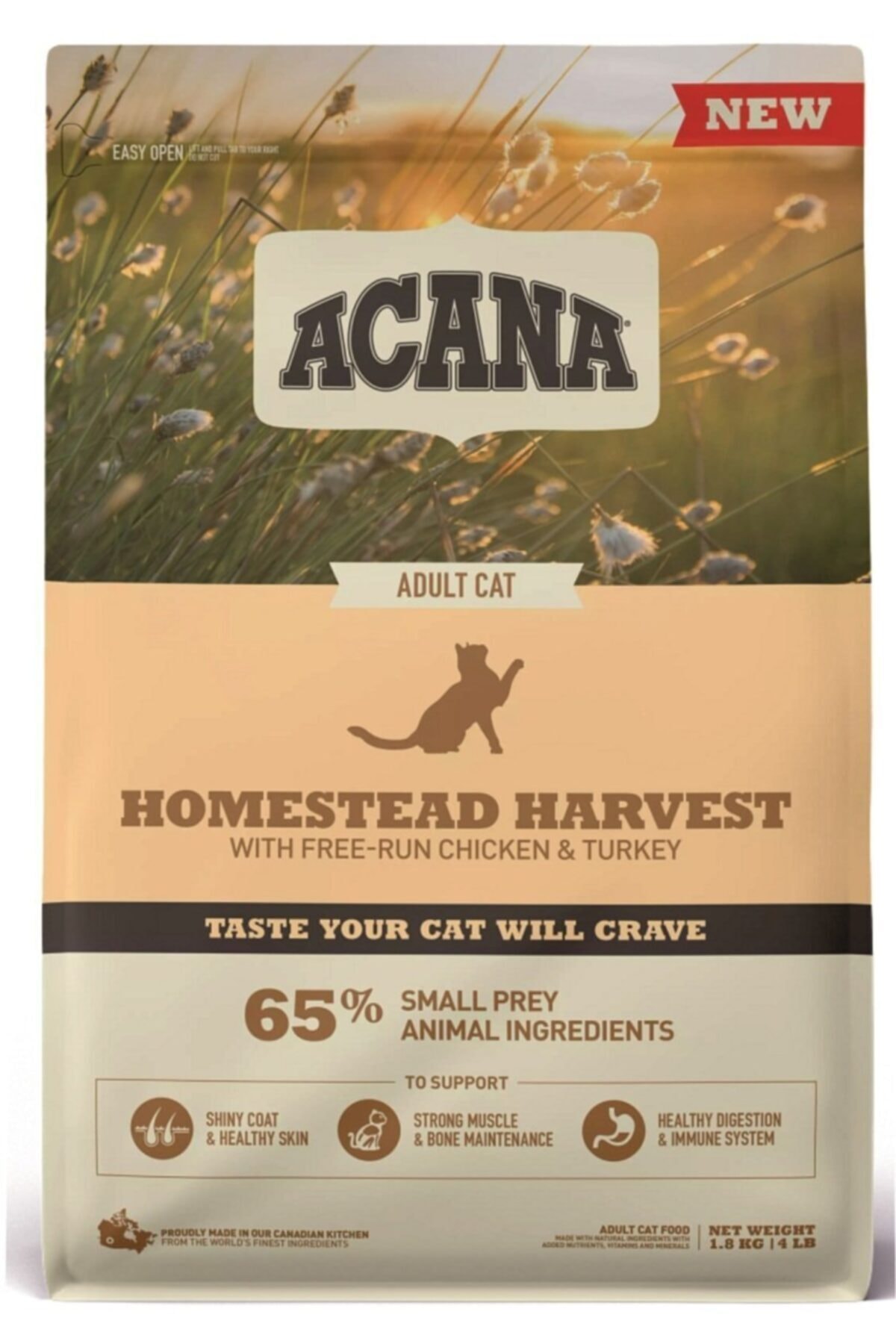 ACANA Homestead Harvest Yetişkin Kedi Maması 1,8kg