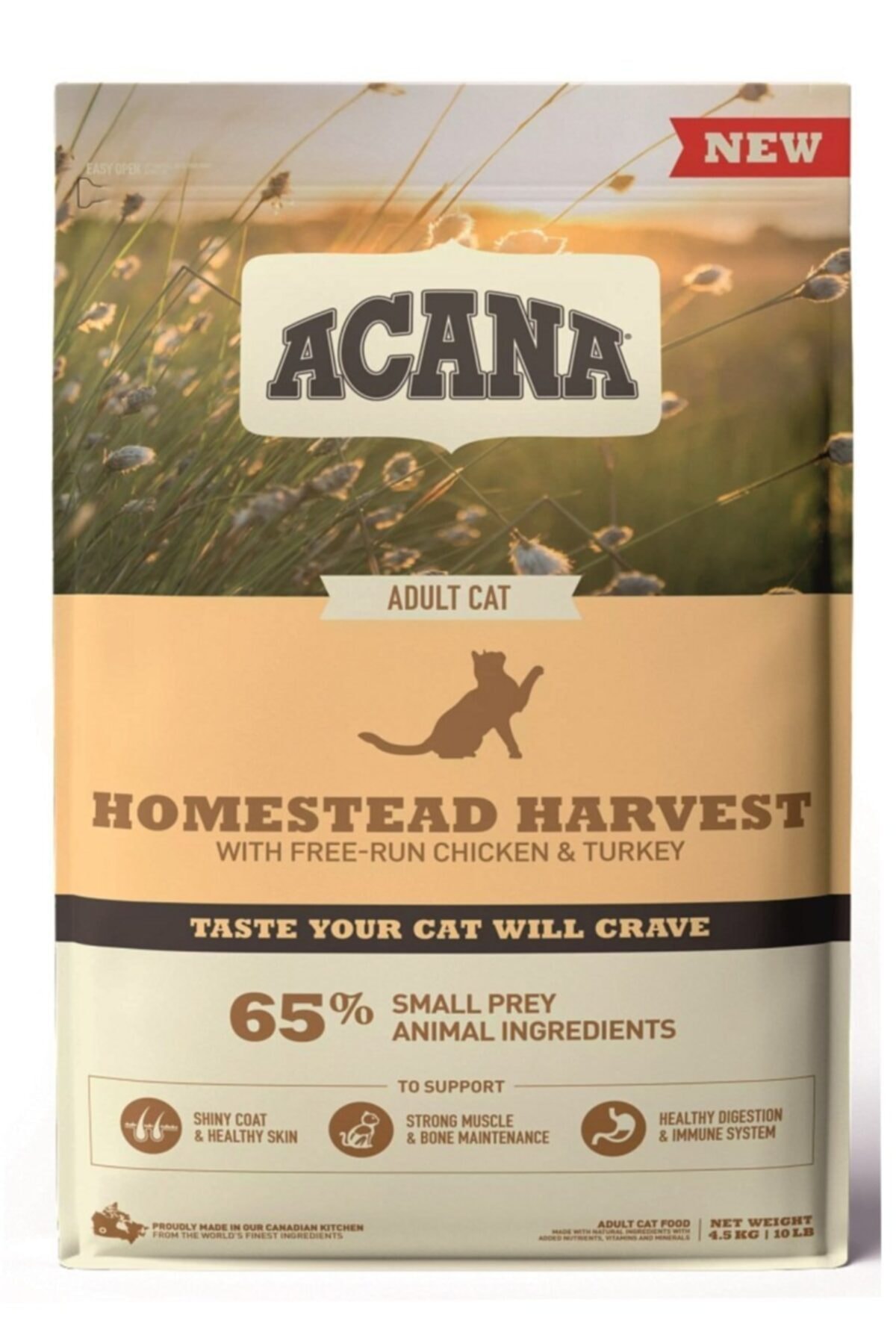 ACANA Homestead Harvest Yetişkin Kedi Maması 4,5kg