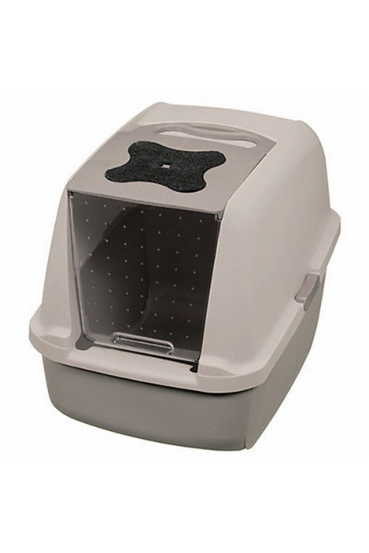 Catit Kapali Tuvalet Kabı 57X46.5X39 Cm Gri Gri