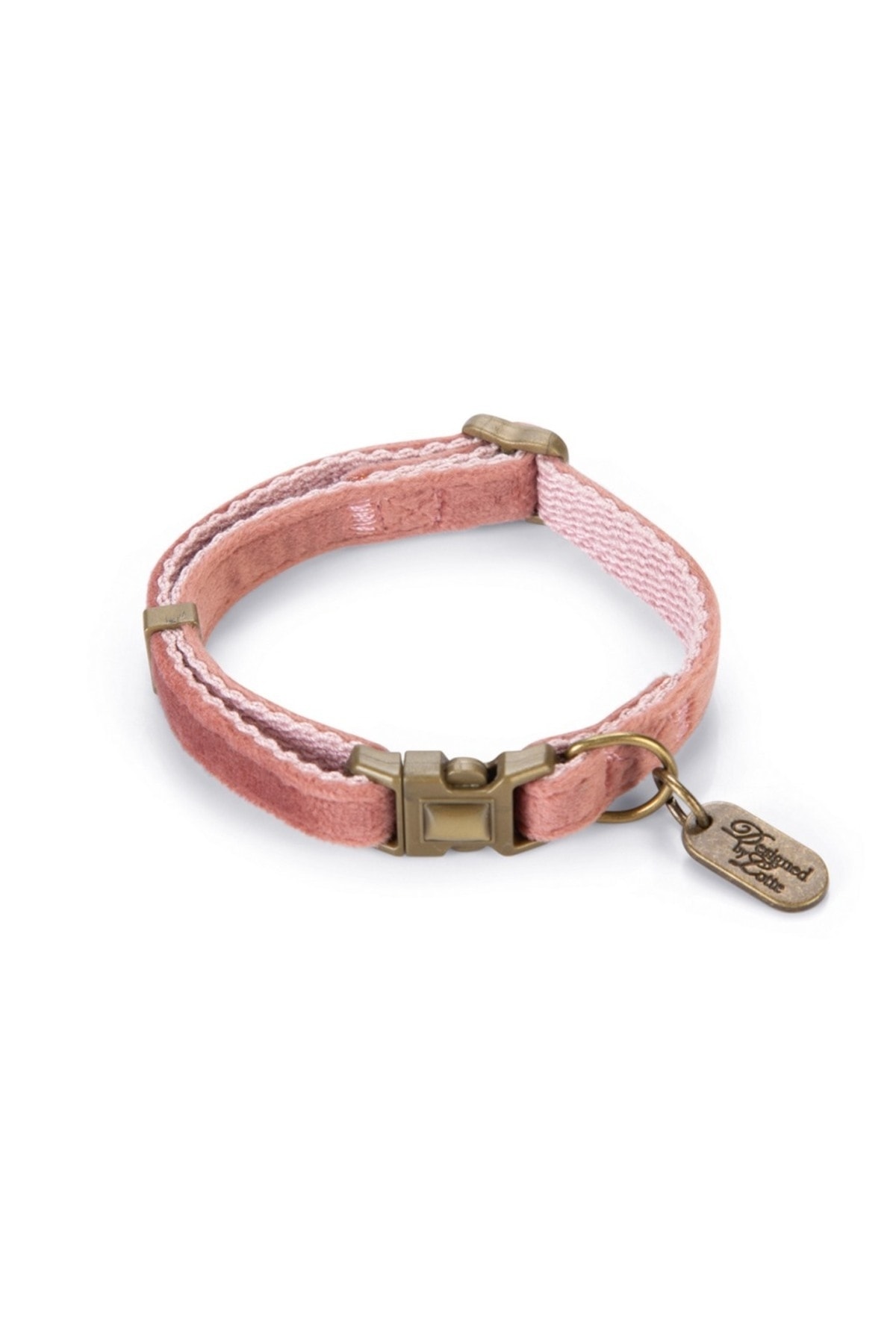 Beeztees DBL Kedi Boyun Tasması, Velur, Pembe, 20-30cm