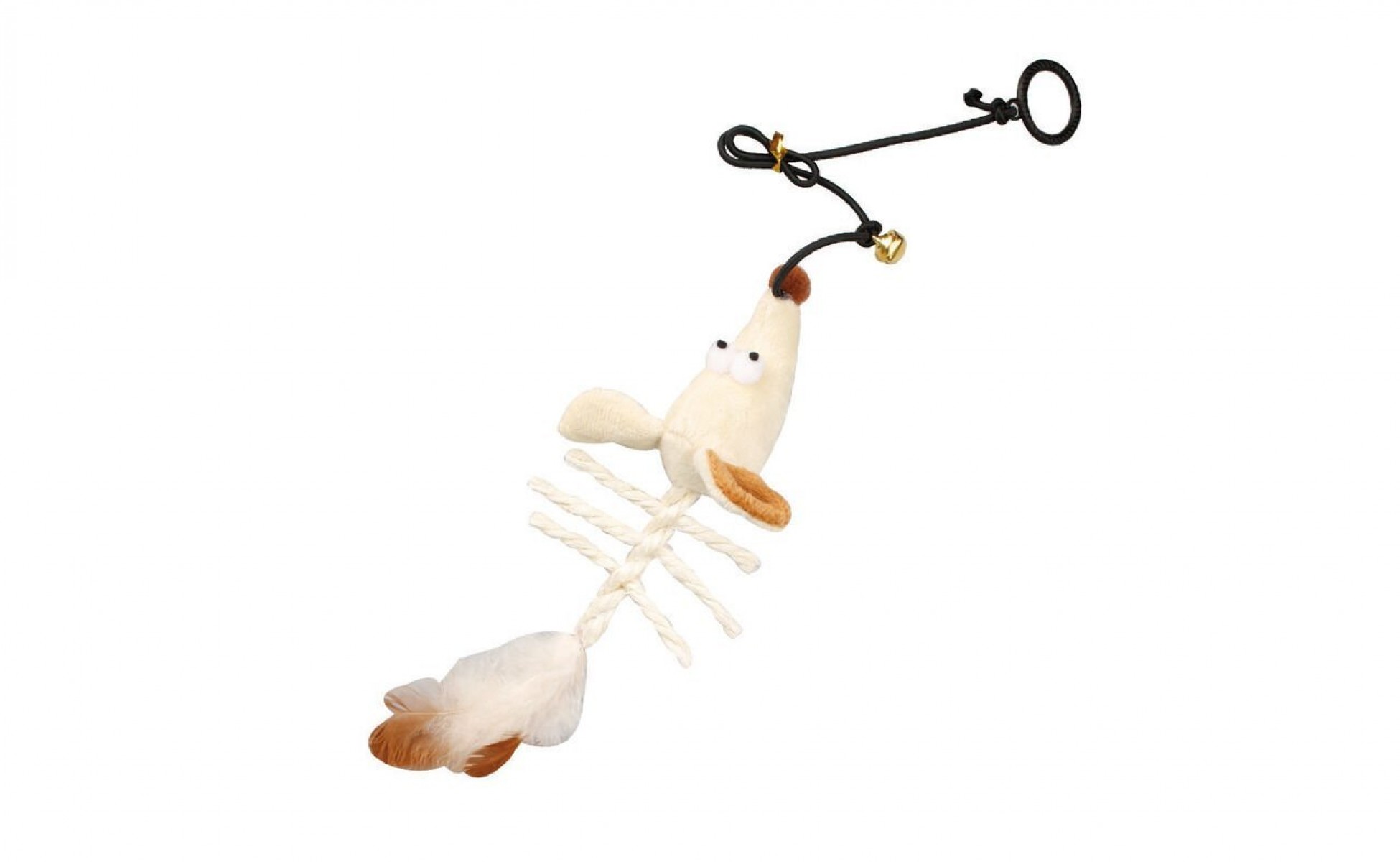 Karlıe Peluş İpli Fare İskeleti 20x9x5cm