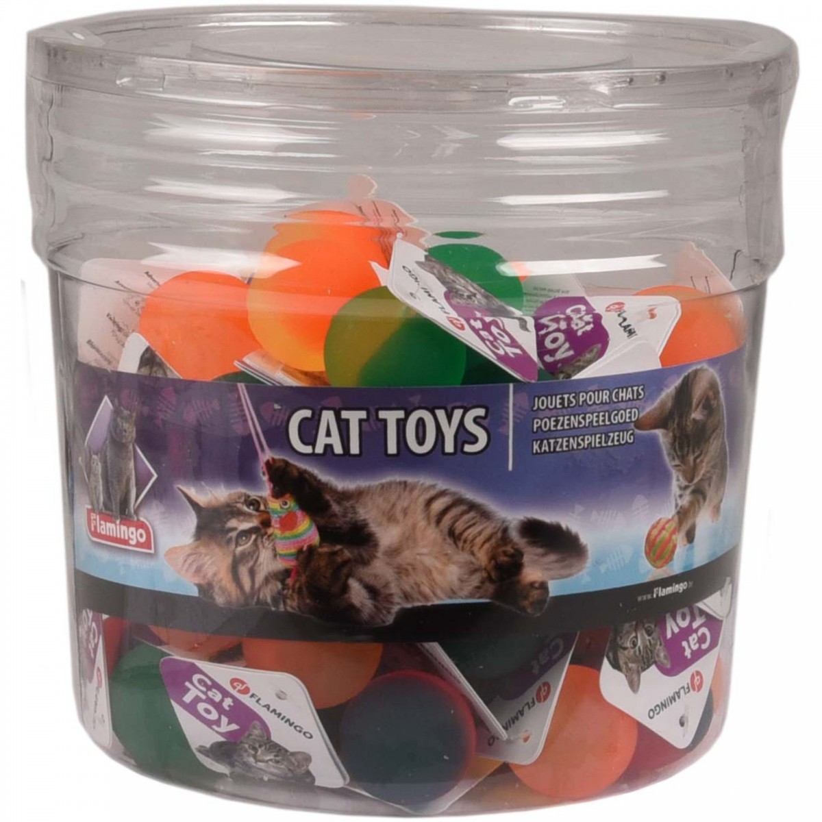 Karlıe Zıplayan Top 3.5cm Karışık Renkli 60lı Karlıe Zıplayan Top 3.5cm Karışık Renkli 60lı