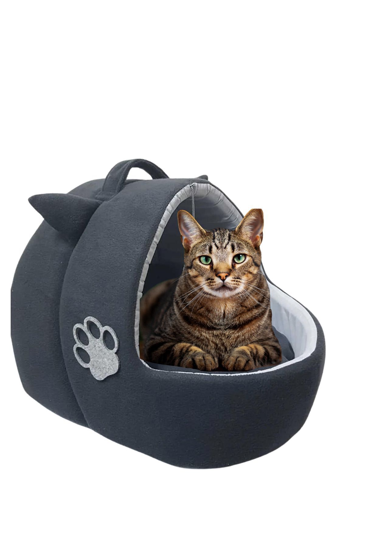 Kedi Köpek Yatağı Yuvası Yıkanabilir Kulaklı Neroplrklk2024101 Kedi Köpek Yatağı Yuvası Yıkanabilir Kulaklı Neroplrklk2024101