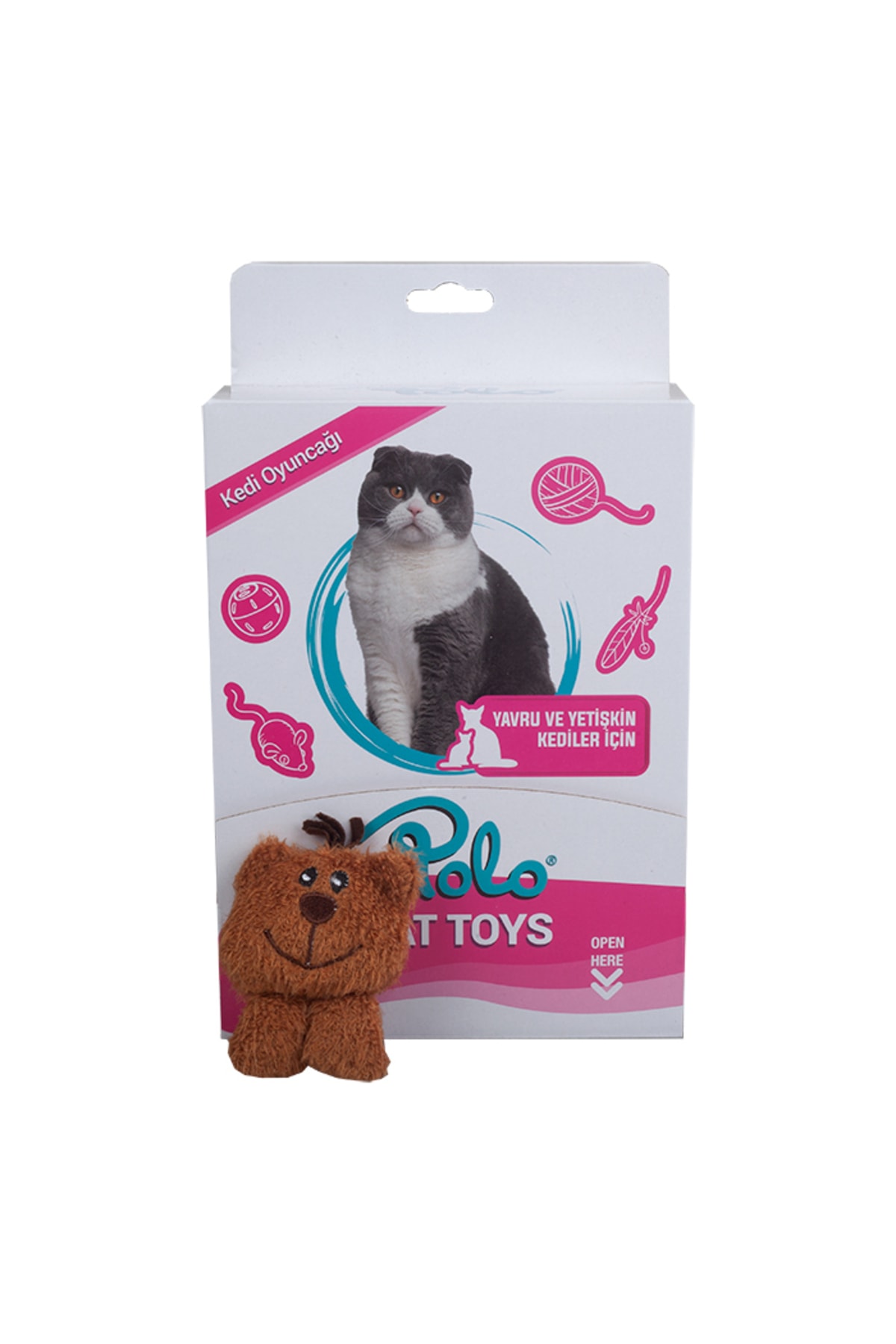 Polo Kedi Oyuncağı 8cm CT19066(- (24lü)