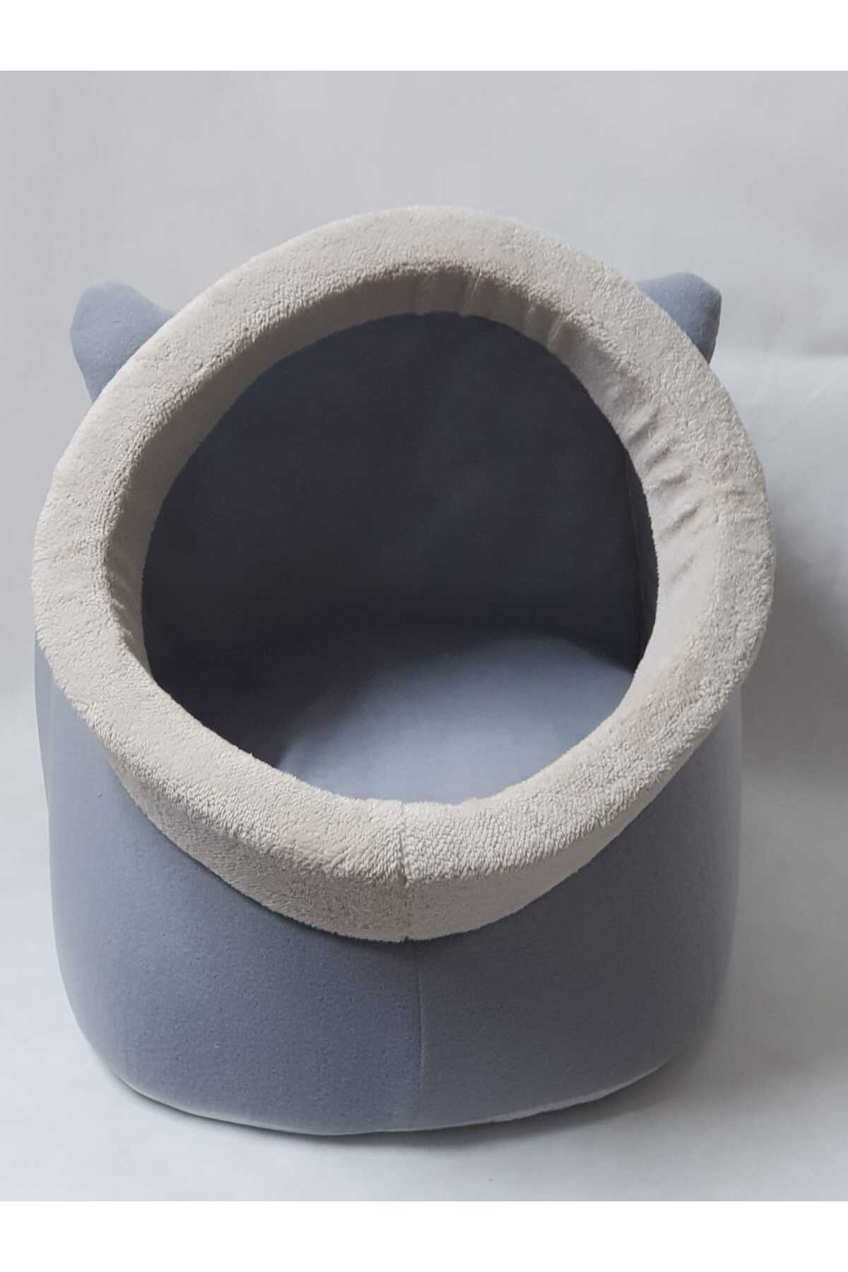 Kedi ve Küçük Irk Köpek Yatağı Yuvası Polar Kulaklı Alaska Kedi ve Küçük Irk Köpek Yatağı Yuvası Polar Kulaklı Alaska