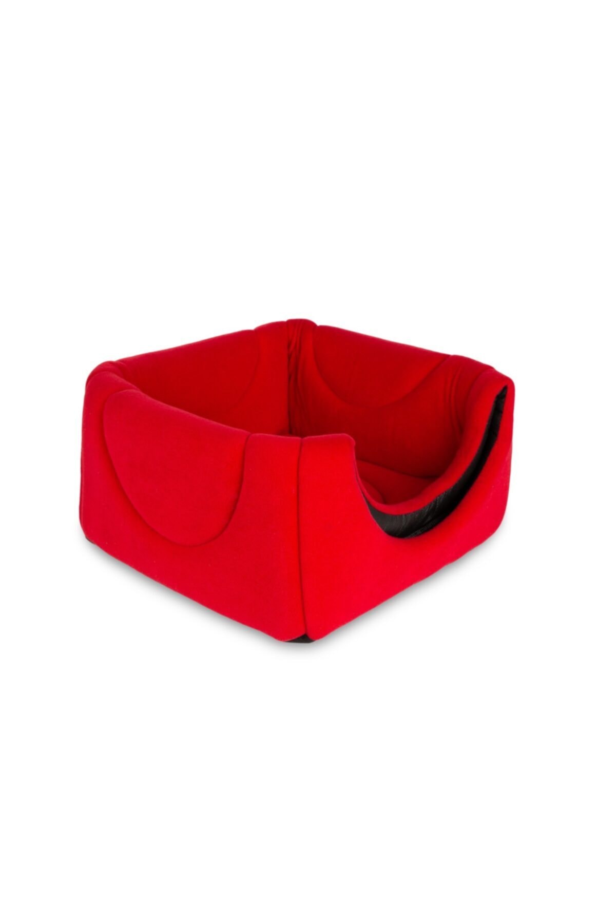Kırmızı Üç Fonksiyonlu Kedi Yatağı Kırmızı Üç Fonksiyonlu Kedi Yatağı