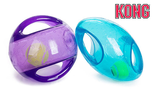 Kong Jumbler Dayanıklı Sesli Top Köpek Oyuncağı XL 17cm