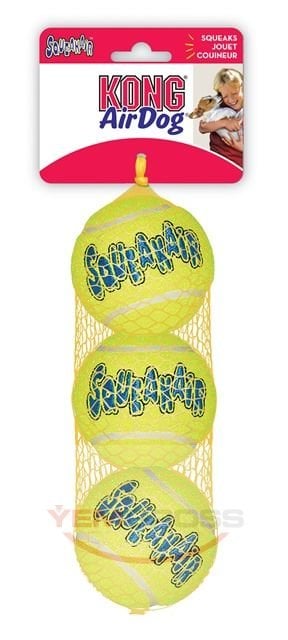 Kong Köpek Air Sq Sesli Tenis Topu M 3 Adet 6,5cm
