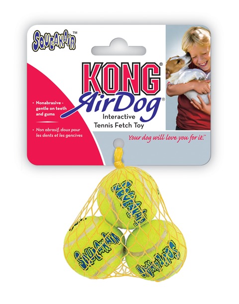 Kong Köpek Air Sq Sesli Tenis Topu XS 3 Adet 4cm
