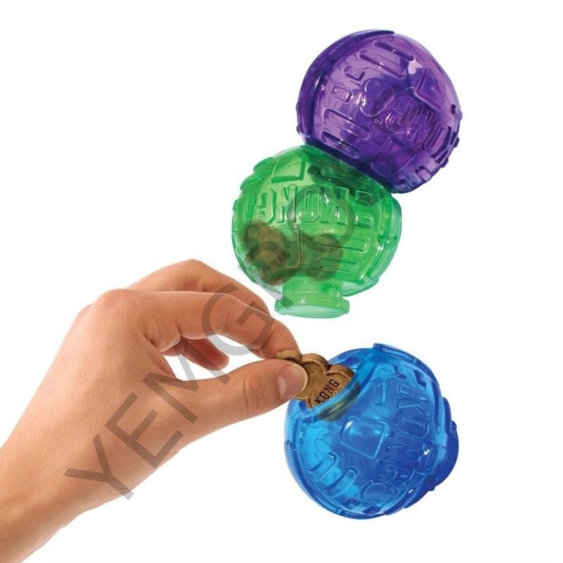Kong Ödüllü Köpek Oyuncağı Üç Top Lock-It 12cm