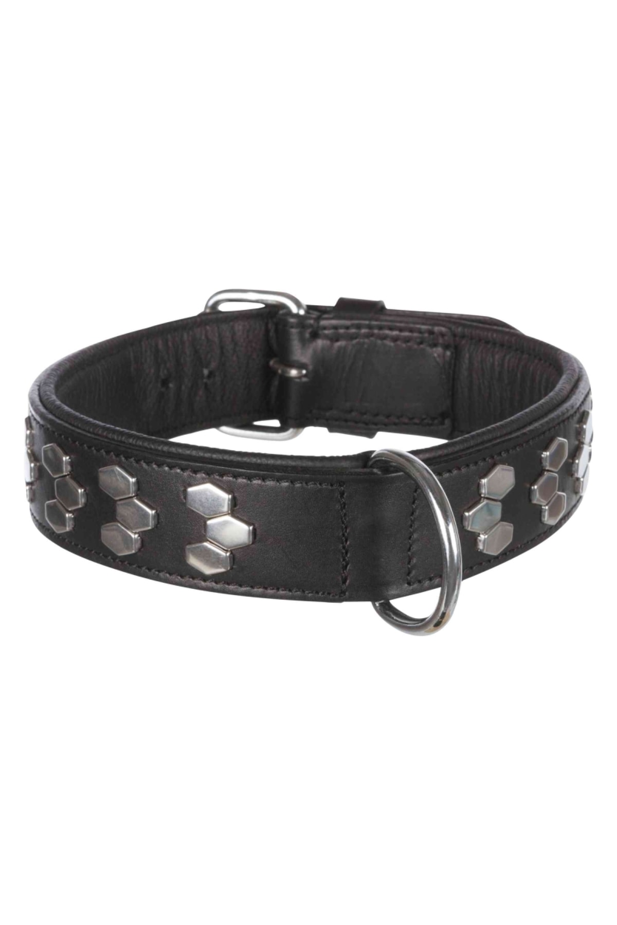 Trixie Köpek Boyun Tasması Gerçek Deri 38-45cm 40mm M Siyah