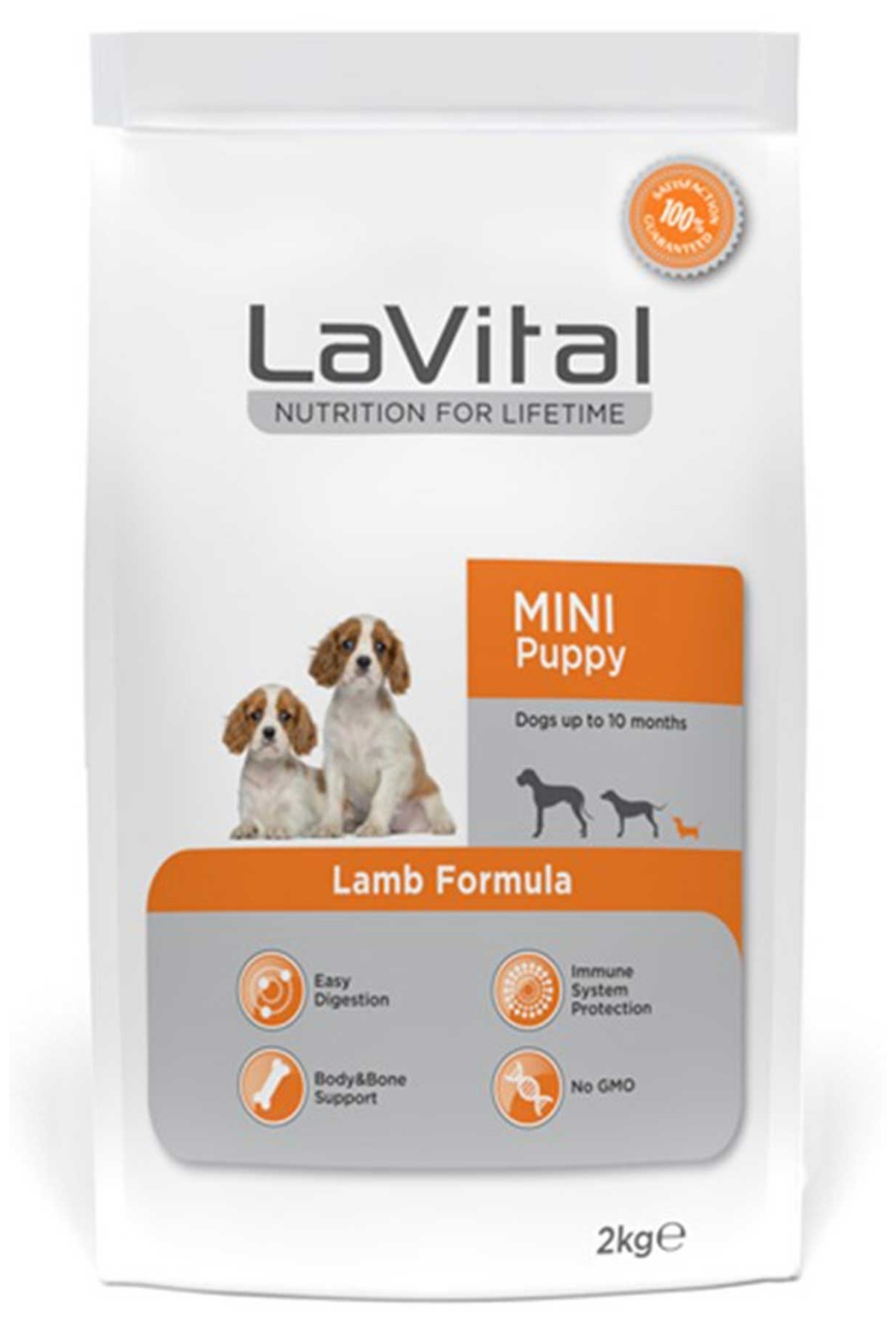 La Vital Mini Puppy Kuzulu Küçük Irk Yavru Köpek Maması 2 Kg