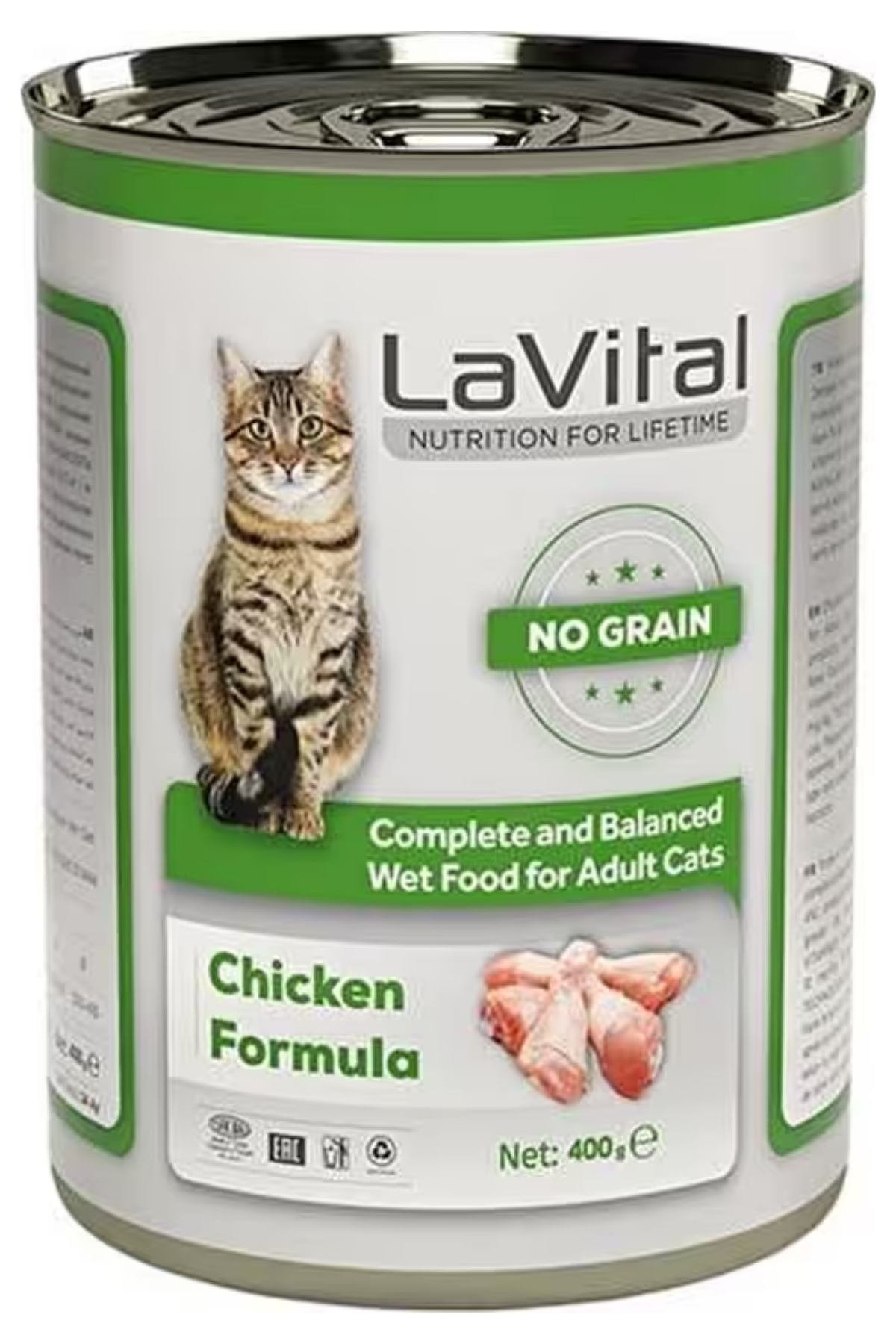 Lavital Tahılsız Tavuk Etli Yetişkin Kedi Konservesi 400 Gr Lavital Tahılsız Tavuk Etli Yetişkin Kedi Konservesi 400 Gr