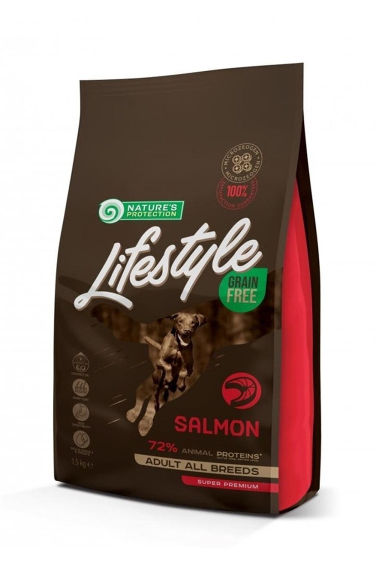 Natures Protection Lifestyle Tahılsız Somonlu Yetişkin Köpek Maması 1.5 Kg