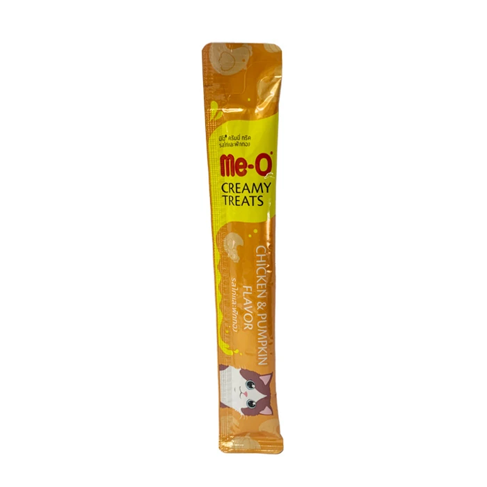Me-o Tavuklu ve Balkabaklı Likit Kedi Ödülü Tekli 15gr