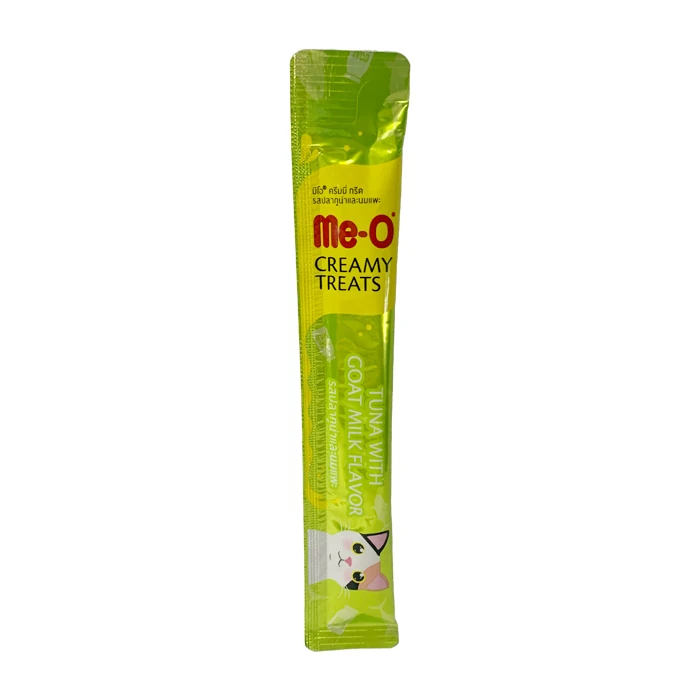 Me-o Ton Balıklı ve Keçi Sütlü Kedi Likit Ödül Tekli 15gr