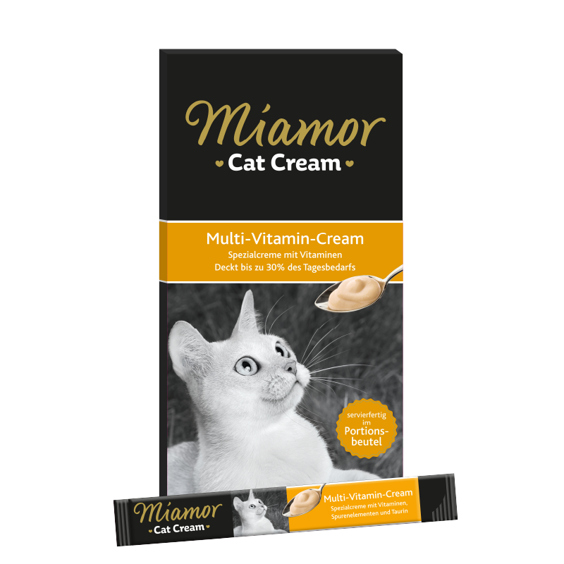 Mıamor Cream Multi Vitamin Kedi Ödülü 6x15 G