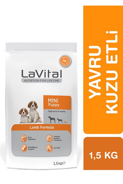 Mini Puppy Küçük Irk Kuzulu Yavru Köpek Maması 1,5kg - 5 Adet.