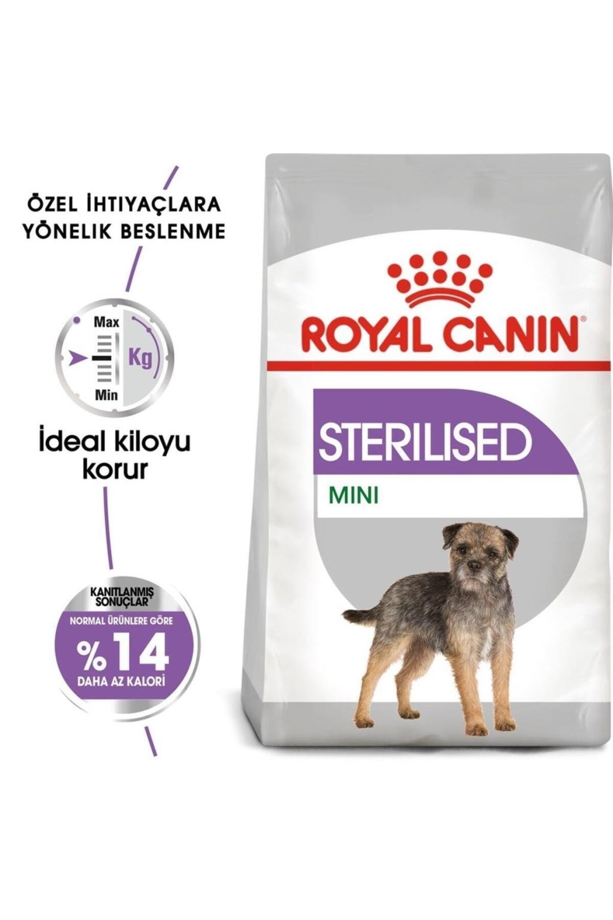 Mini Sterilised Küçük Irk Kısırlaştırılmış Köpek Maması 3 Kg