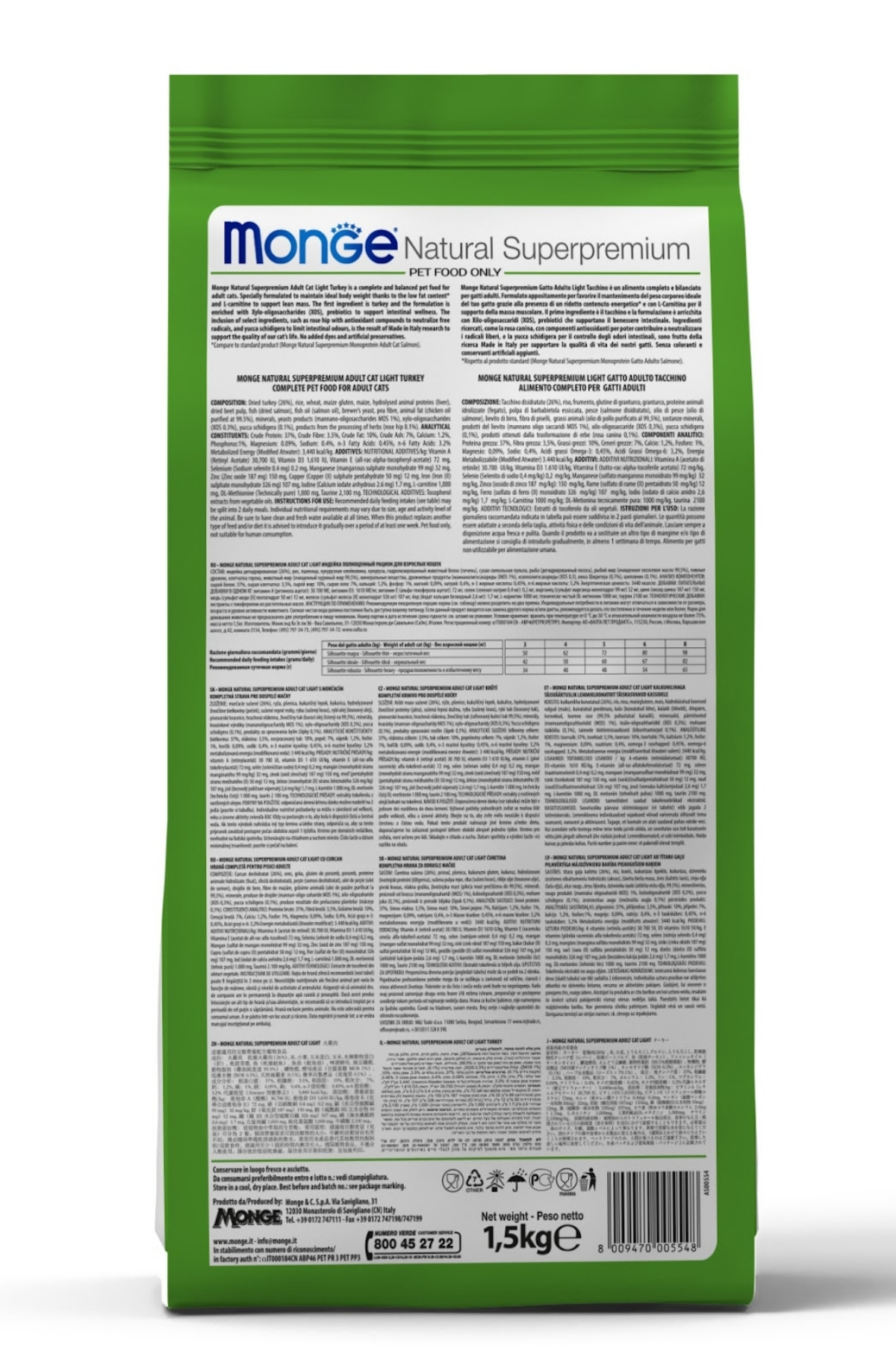 Monge Adult Tek Proteinli Tavşanlı Yetişkin Kedi Maması 1,5 Kg Monge Adult Tek Proteinli Tavşanlı Yetişkin Kedi Maması 1,5 Kg