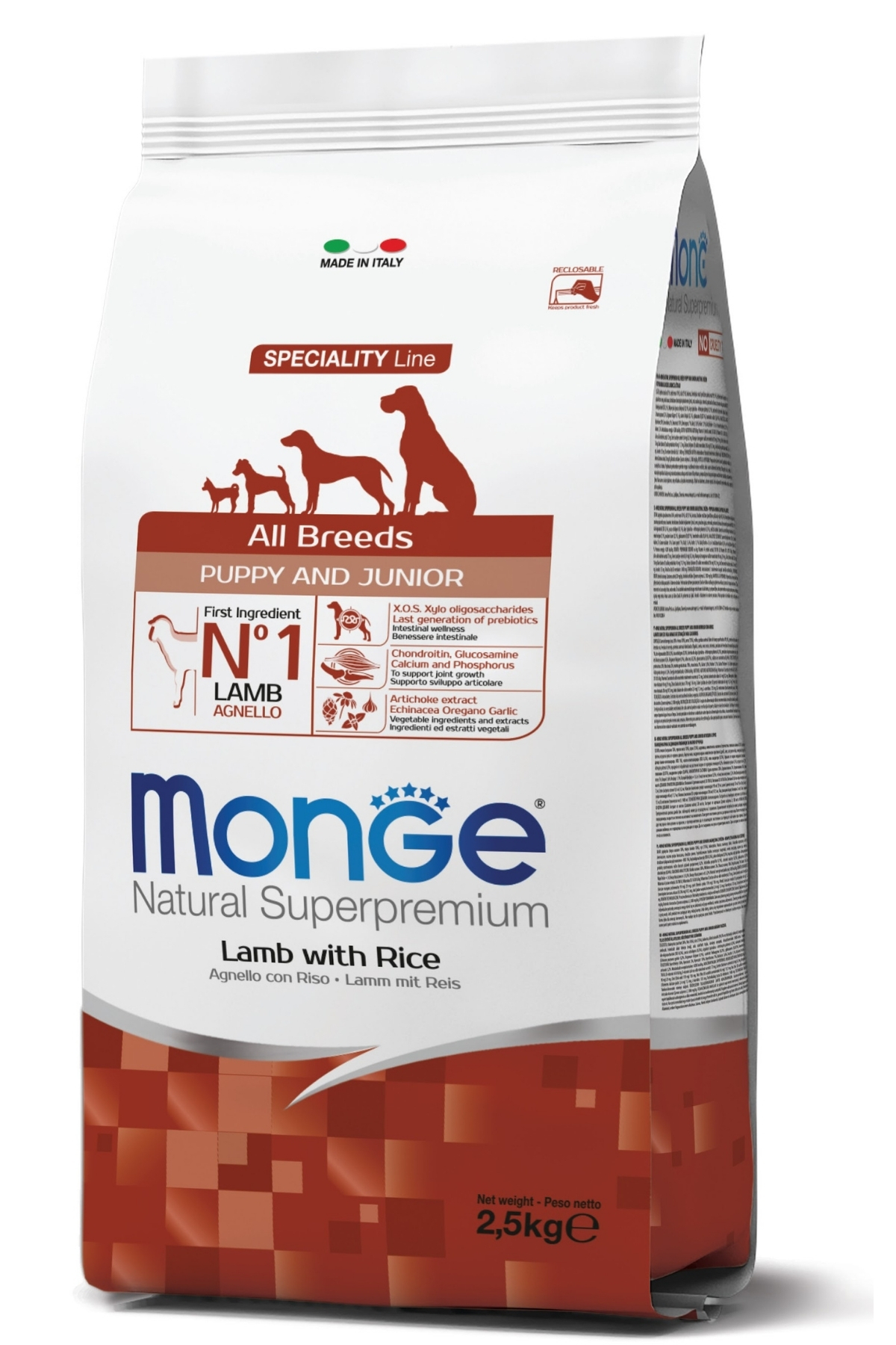 Monge All Breeds Puppy Tüm Irklar İçin Kuzulu Pirinçli Yavru Köpek Maması 2,5 Kg Monge All Breeds Puppy Tüm Irklar İçin Kuzulu Pirinçli Yavru Köpek Maması 2,5 Kg