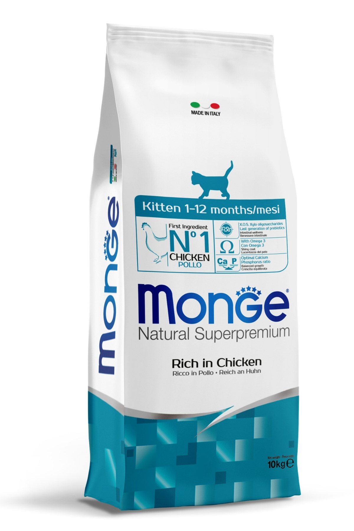 Monge Kitten Tavuklu Yavru Kedi Maması 10 Kg Monge Kitten Tavuklu Yavru Kedi Maması 10 Kg