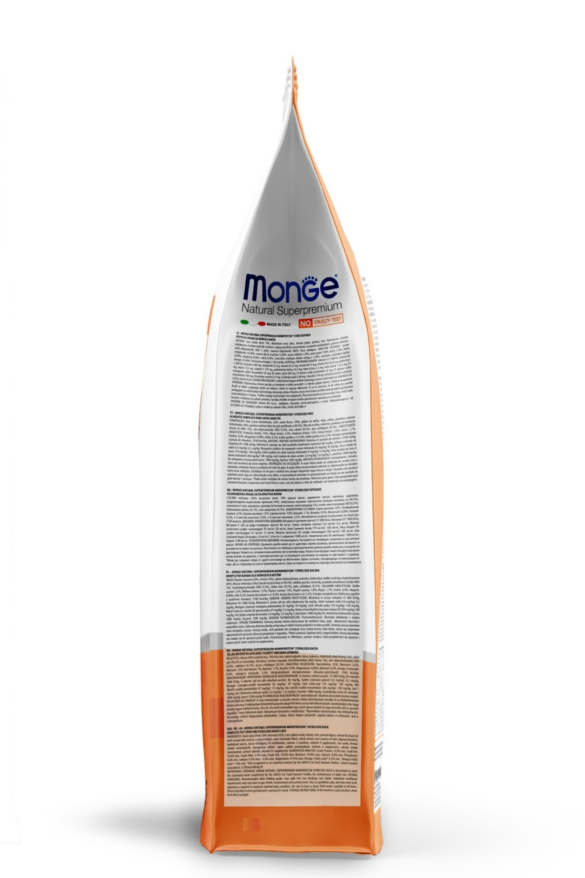 Monge Sterilised Tek Proteinli Ördekli Kısırlaştırılmış Kedi Maması 1,5 Kg