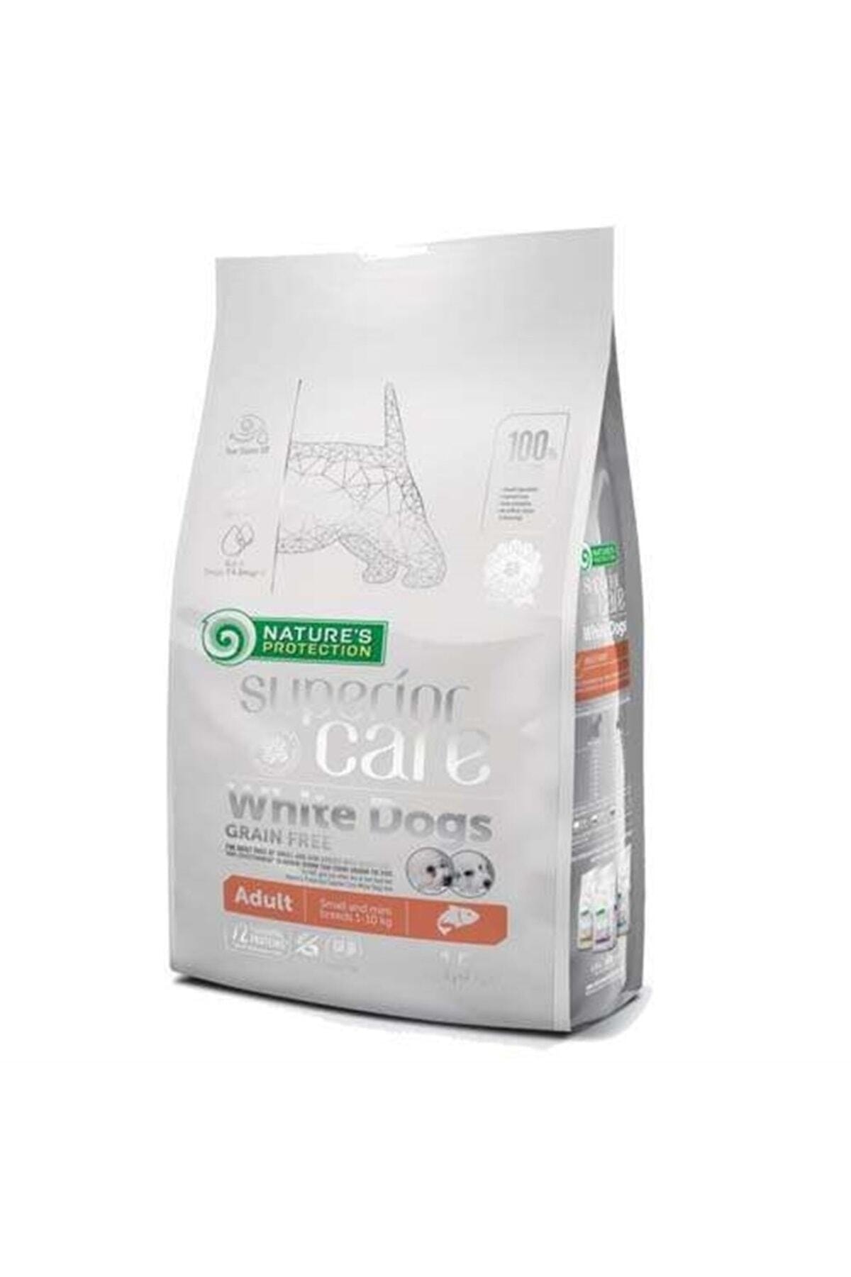 Natures P. White Dogs Tahılsız Somonlu Yetişkin Beyaz Köpek Maması 10+2 Kg