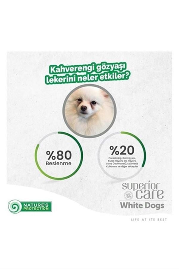 Natures P. White Dogs Tahılsız Somonlu Yetişkin Beyaz Köpek Maması 1.5 Kg