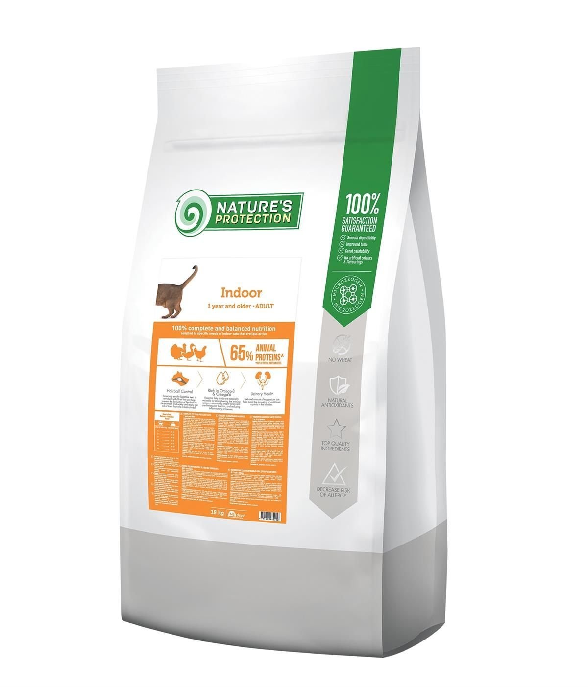 Natures Protection İndoor Kümes Hayvanlı Yetişkin Kedi Maması 18 Kg