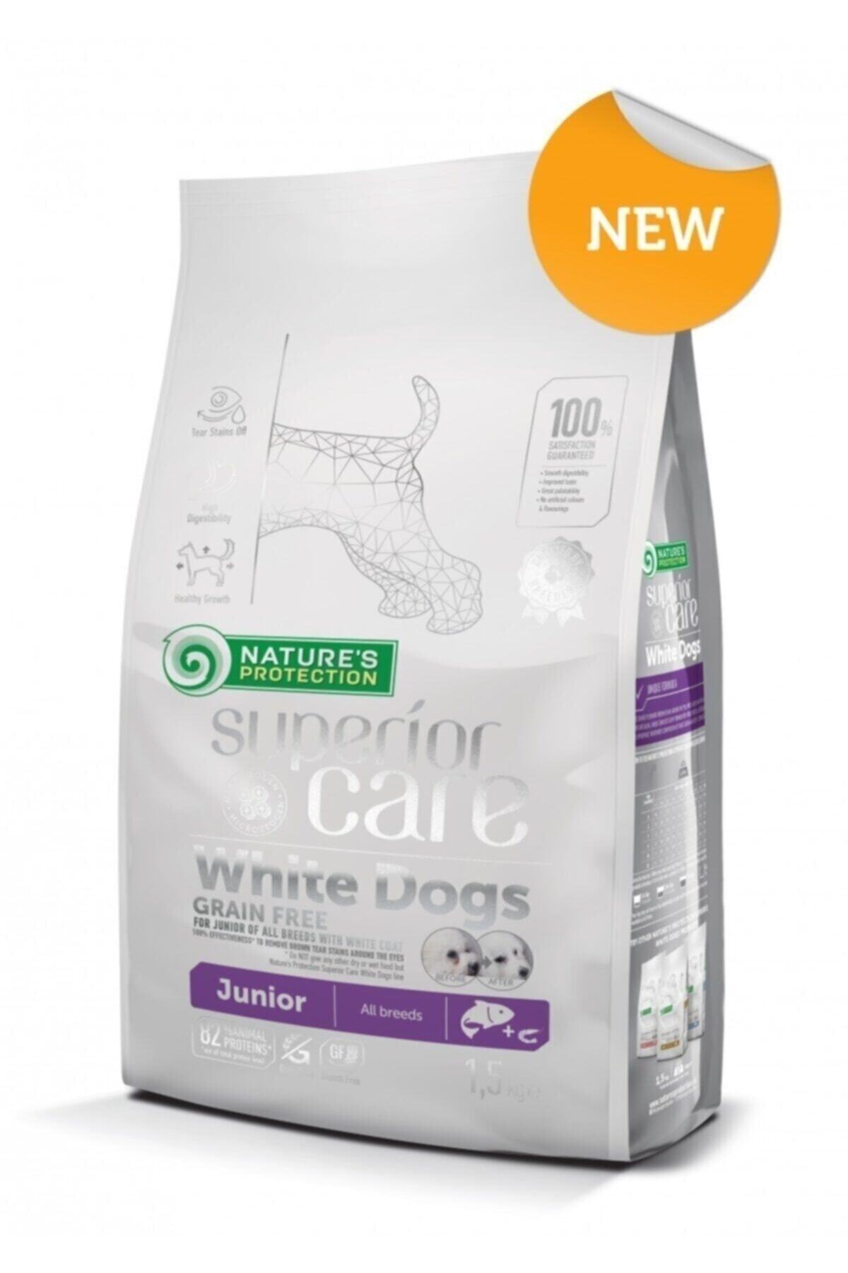 Natures Protectıon Superıor White Dogs Junıor Somonlu ve Karidesli Yavru Köpek Maması 1,5 kg
