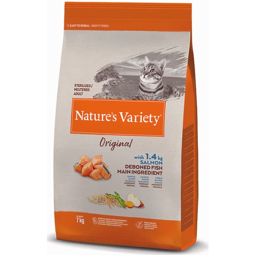 Natures Variety Cat Sterılızed Salmon 7kg